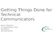 Getting Things Done for Technical Communicators at TCUK14