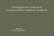 Comparative and non comparative  study g