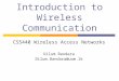 01 - Introduction to Wireless Communication