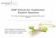 2014.09.30   expert session sap c4 c @ expertum - empower your sales team with sap cloud for customer