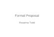 Formal proposal task 10