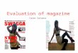 Evaluation of magazine[1]