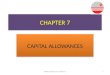 Chapter 7; capital allowances students