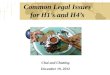 Common Legal Issues for H1B visa holders and their dependents