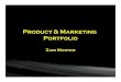 Product portfolio 2013