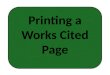 Printing works cited