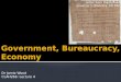Lecture 4 - The Later Roman Bureaucracy
