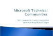 Microsoft Technical Communities