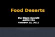 Food desert presentation