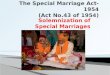 The special marriage act 1954