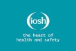 Developments in Health and Safety Reporting
