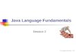 Learn Java language fundamentals with Unit nexus