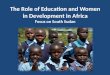 "The Role of Education and Women in Development" by Birgit Philipsen (Adventist Development & Relief Agency)
