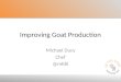 Improving Goat Production
