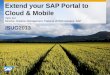 Extending your portal to mobile and cloud