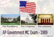 AP Government 1989 MC Exam