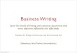 Business Writing: Email and Communication