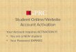 Student account activation online