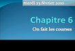 Français 1B - Chapitre 6 - Notes