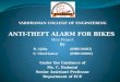 anti theft alarm for bikes by vinod and venu