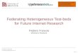 Federating Heterogeneous Test-beds for Future Internet Research - Frederic Francois