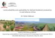 Land suitability and availability for biofuel feedstock production in sub-Saharan Africa