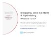Blogging, web content & optimizing suzanne mc donald