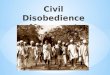 Civil disobedience movement