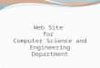 Presentation on a website of Department of computer science and engineering
