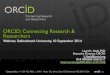 ORCID: Connecting Research and Researchers