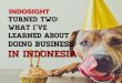 Indosight turned two: what I've learned about doing business in Indonesia