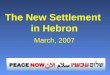 New Hebron settlement
