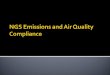 NGS Emissions and Air Quality Compliance
