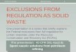 40 cfr 261.4(a)(19) spent caustic solutions from petroleum refining