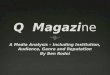 Media AS-LEVEL powerpoint on q magazine