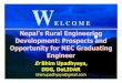 Nepal rural infrastructure project managment under do lidar for nec enginners