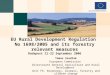 EU Rural Development Regulation No 1698/2005 and its forestry relevant measures, Tamas Szedlak