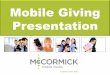 McCormick Mobile Media - Mobile Giving