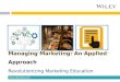 Managing Marketing: An Applied Approach