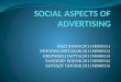 Social aspects of advertising