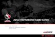 2012 International Rugby Sponsorship Opportunities