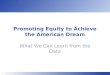SXSW: Promoting Equity to Achieve the American Dream