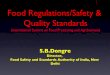 Food Regulations, Safety & Quality Standards in India_2012