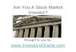 Are You A Stock Market Investor