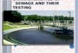 Chemical characteristics of sewage and their testing