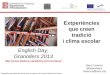 English day 2013- Granollers