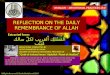 Reflection On The Daily Remembrance Of Allah[Slideshare]