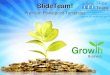 Money growing business power point templates themes and backgrounds ppt slide designs