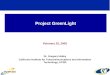GreenLight Project Overview