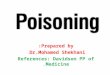 Poisoning introduction  plus MCQs2012
